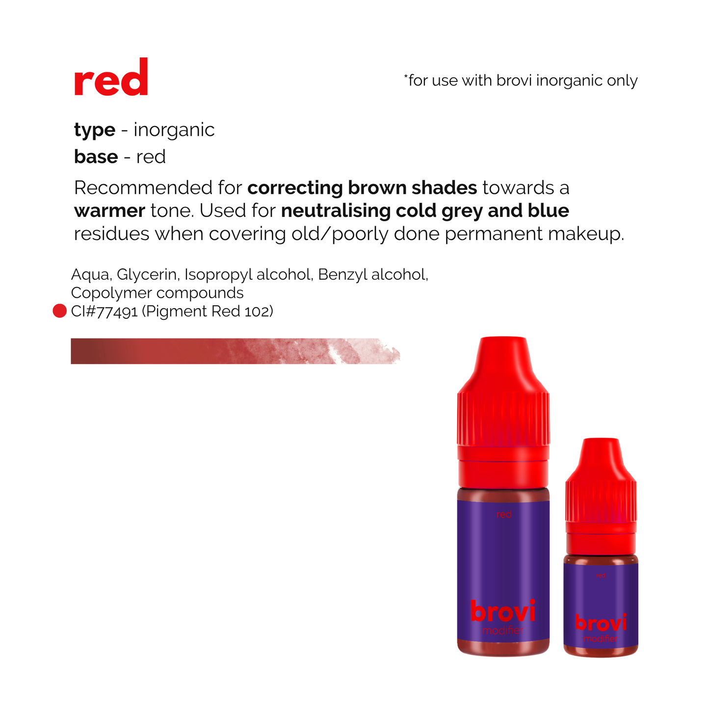 RED CORRECTOR (INORGANIC)