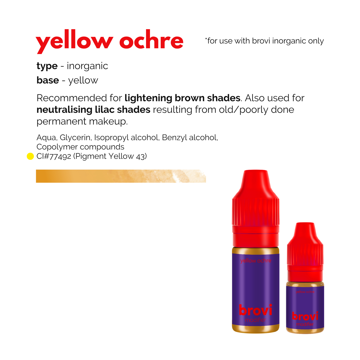 YELLOW OCHRE CORRECTOR (INORGANIC)