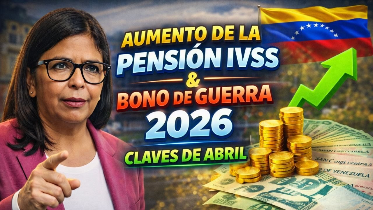 Aumento de la pensión IVSS y Bono de Guerra 2026: claves de abril