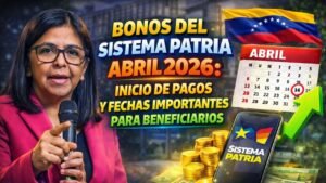Bonos del Sistema Patria abril 2026: inicio de pagos y fechas importantes para beneficiarios