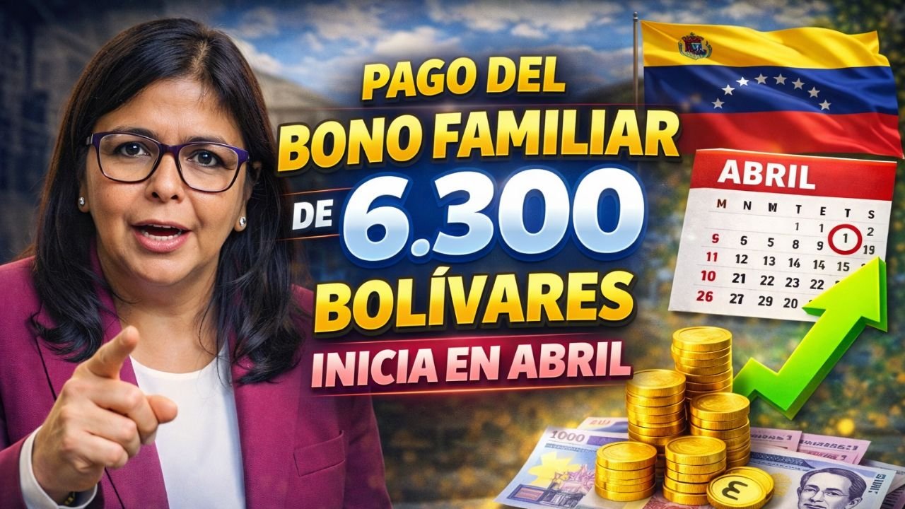 Pago Del Bono Familiar De 6.300 Bolívares Inicia En Abril